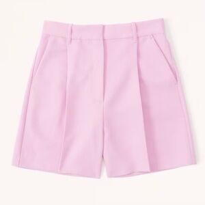 Abercrombie & Fitch Pink Women's Tailored Shorts